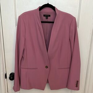 Ann Taylor Mauve Blazer for Women Size 14